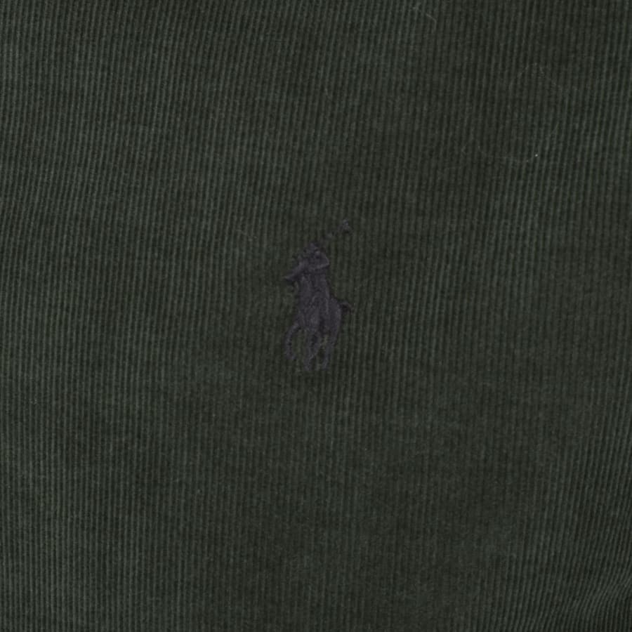 Image number 3 for Ralph Lauren Corduroy Shirt Olive Green