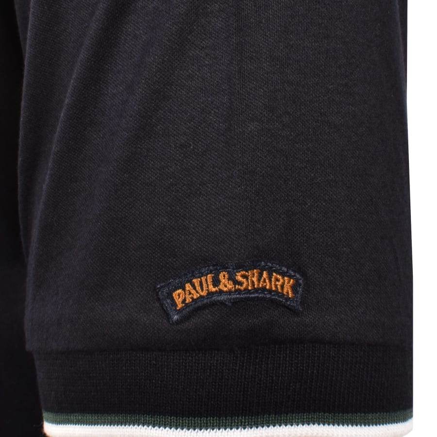 Image number 3 for Paul And Shark Logo T Shirt Navy Blue