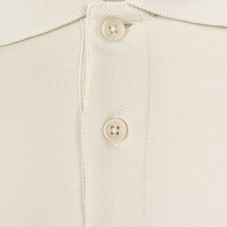 Image number 4 for Belstaff Long Sleeve Polo T Shirt Silver Birch