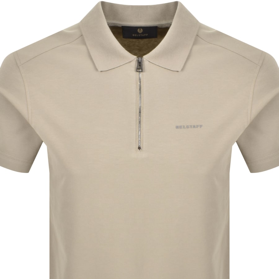 Image number 2 for Belstaff Alloy Polo T Shirt Dark Sand