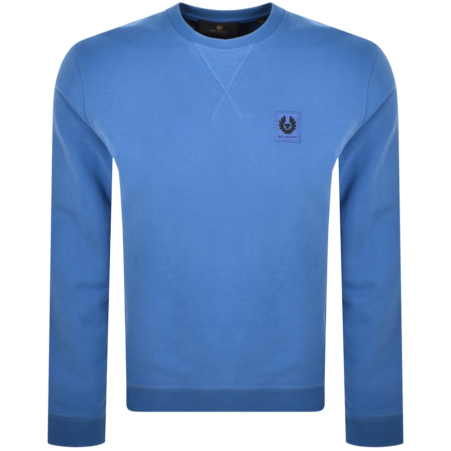 Image number 1 for Belstaff Logo Sweatshirt Blue