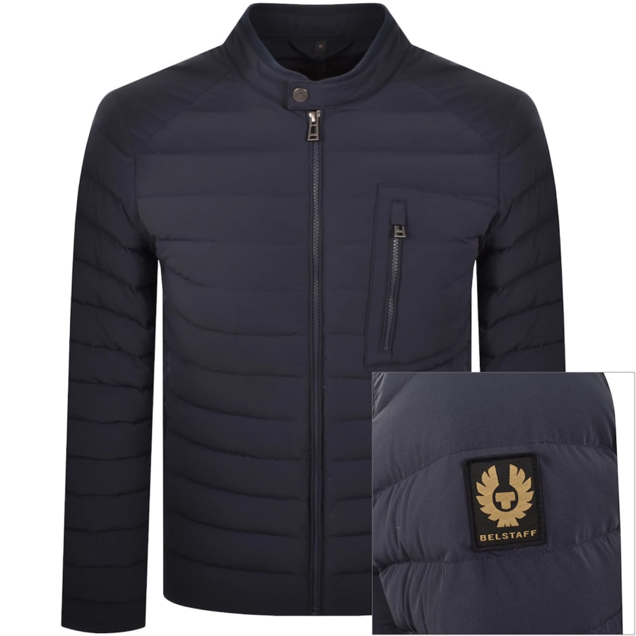 Image number 1 for Belstaff Chassis Jacket Dark Ink Navy
