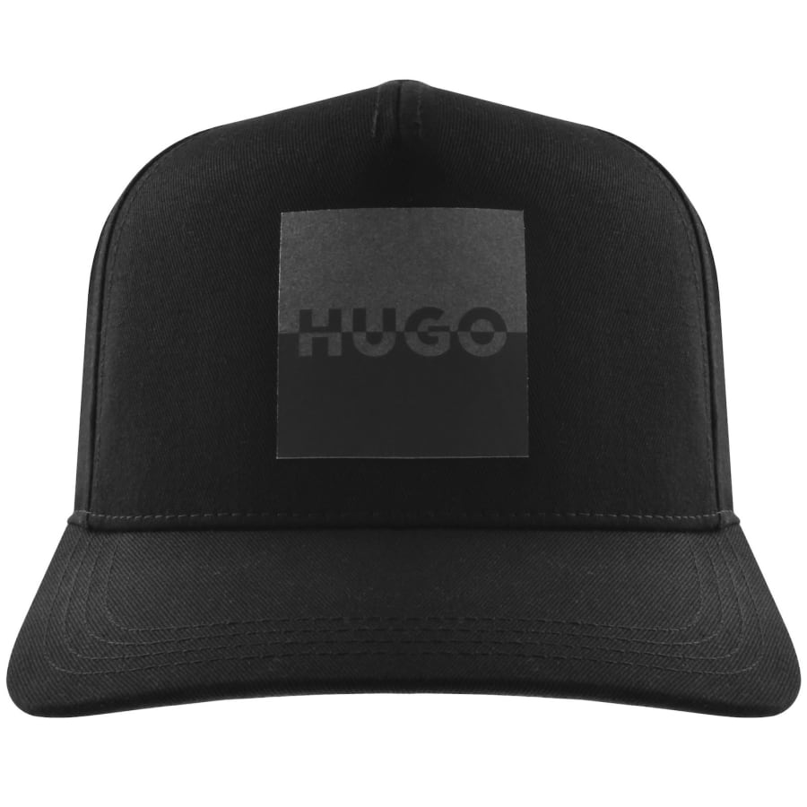 Image number 1 for HUGO Marsel Split Logo Cap Black