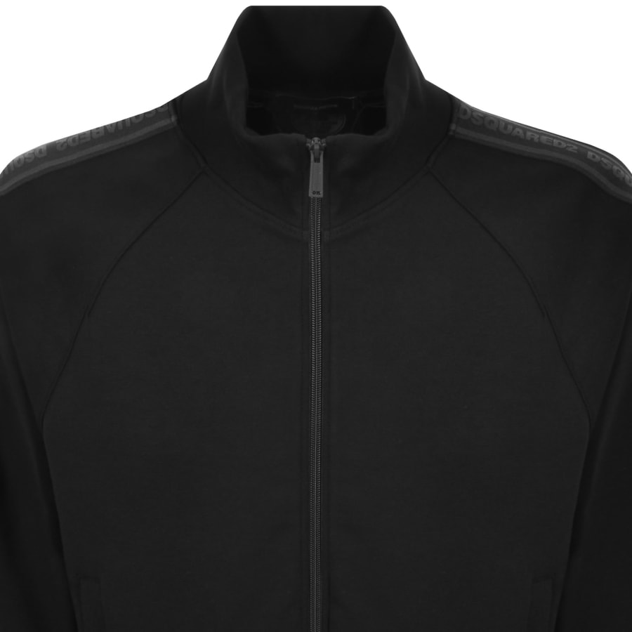 Image number 3 for DSQUARED2 Tape Zipped Sweatshirt Black