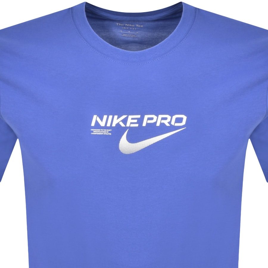 Image number 2 for Nike Training Dri Fit Pro T Shirt Comet Blue