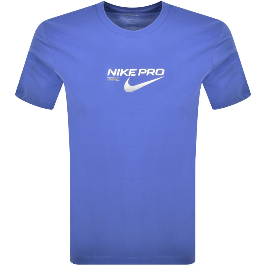 Image number 1 for Nike Training Dri Fit Pro T Shirt Comet Blue