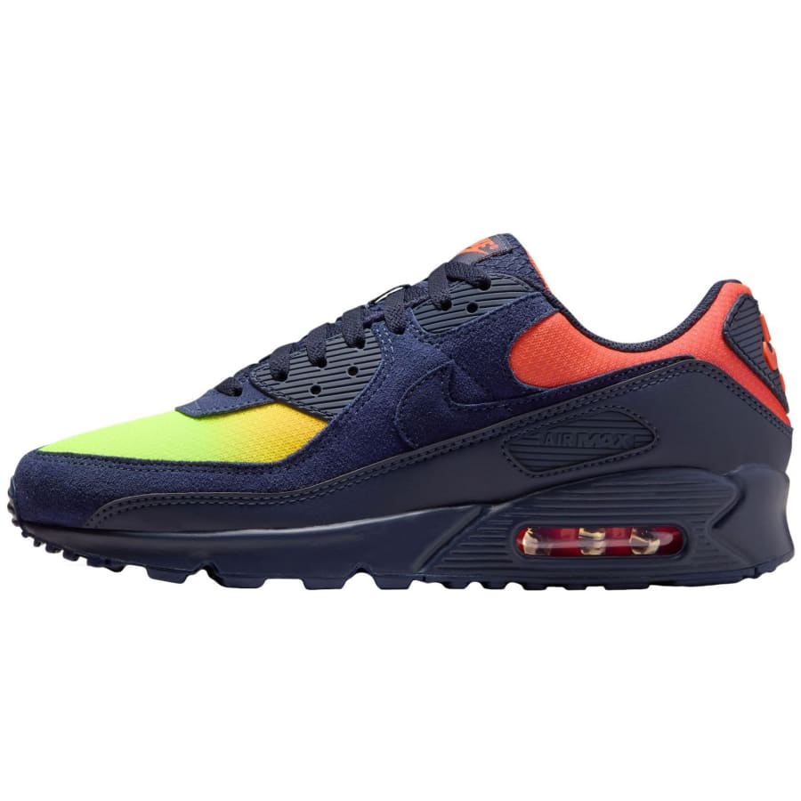 Image number 1 for Nike Air Max 90 Trainers Navy