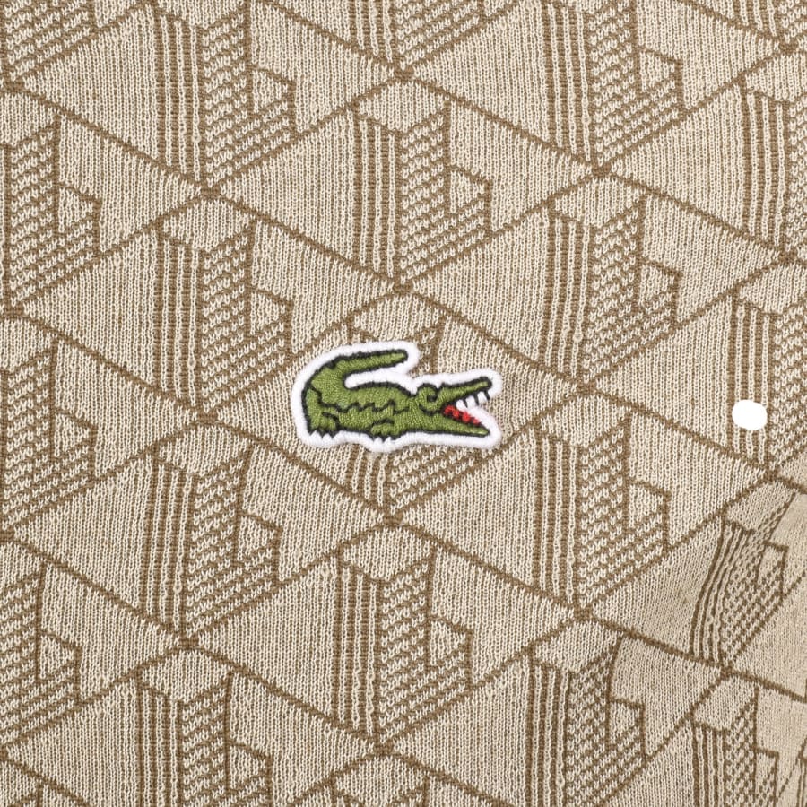 Image number 3 for Lacoste Full Zip Sweatshirt Beige