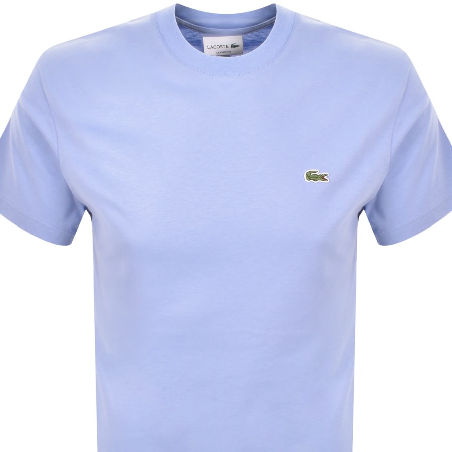 Image number 2 for Lacoste Core Logo T Shirt Delphinium Blue