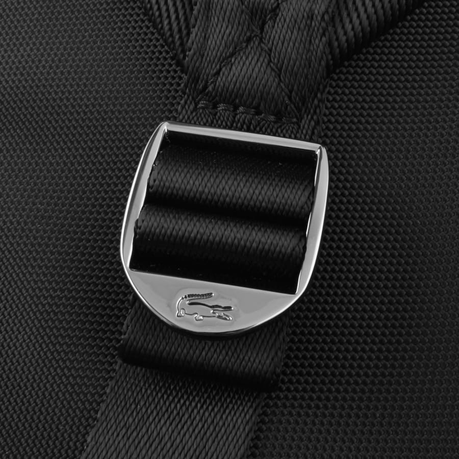 Image number 5 for Lacoste Logo Backpack Black