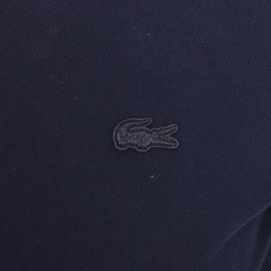Image number 3 for Lacoste Tipped Polo T Shirt Navy