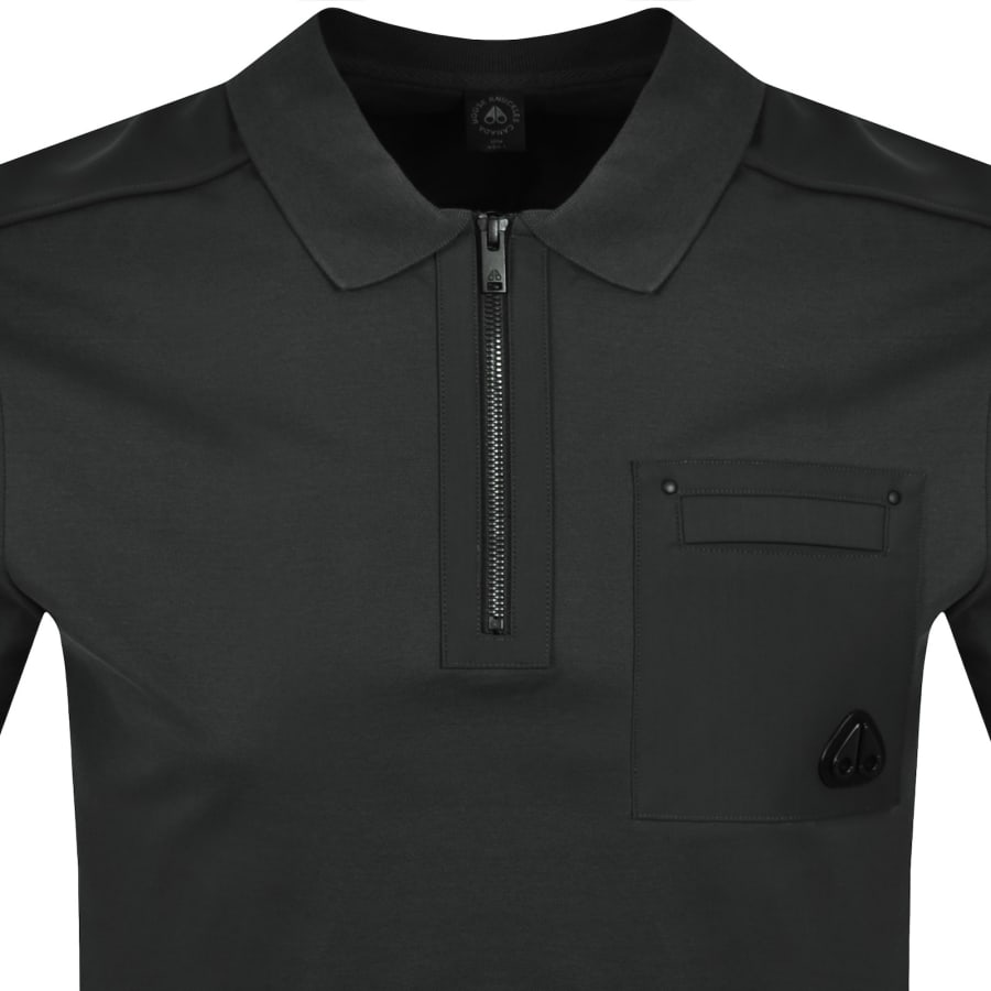 Image number 2 for Moose Knuckles Dalon Polo T Shirt Grey