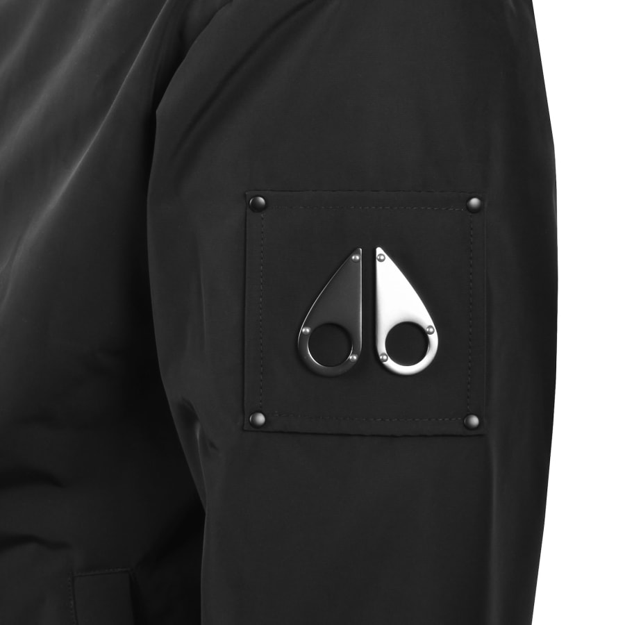 Image number 4 for Moose Knuckles Roland Rev Bunny Jacket Black