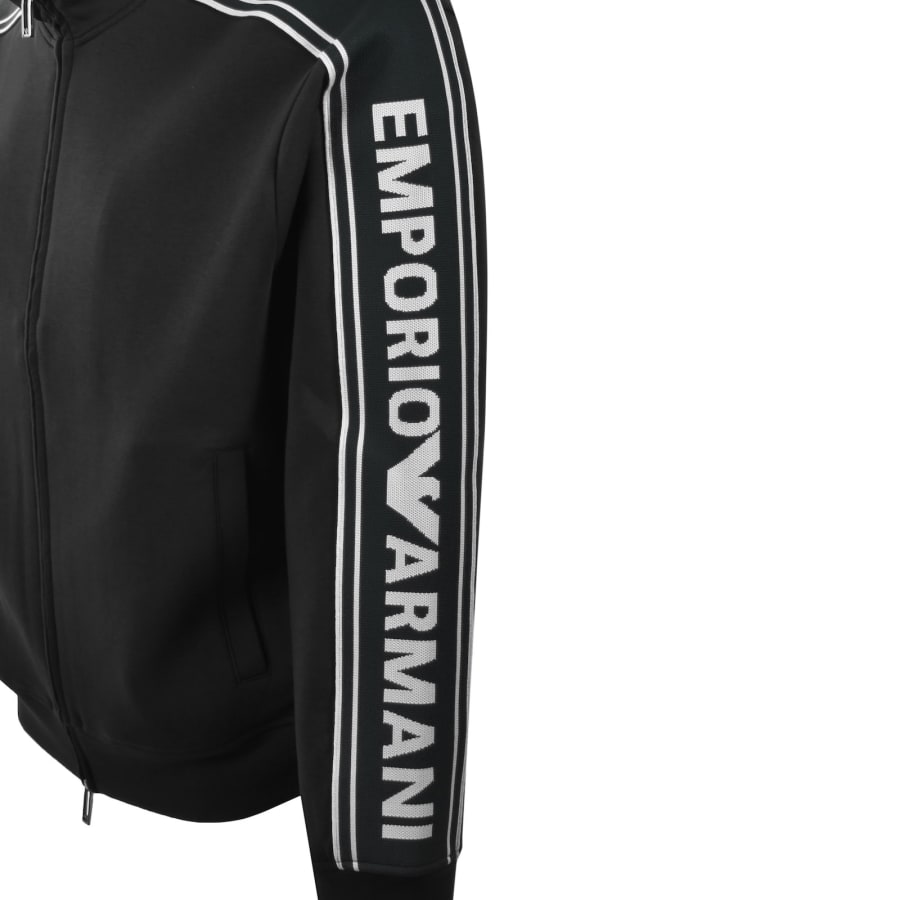 Image number 3 for Emporio Armani Full Zip Sweatshirt Black