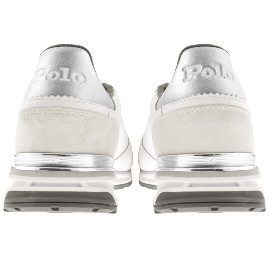 Image number 2 for Ralph Lauren Varick Trainers White