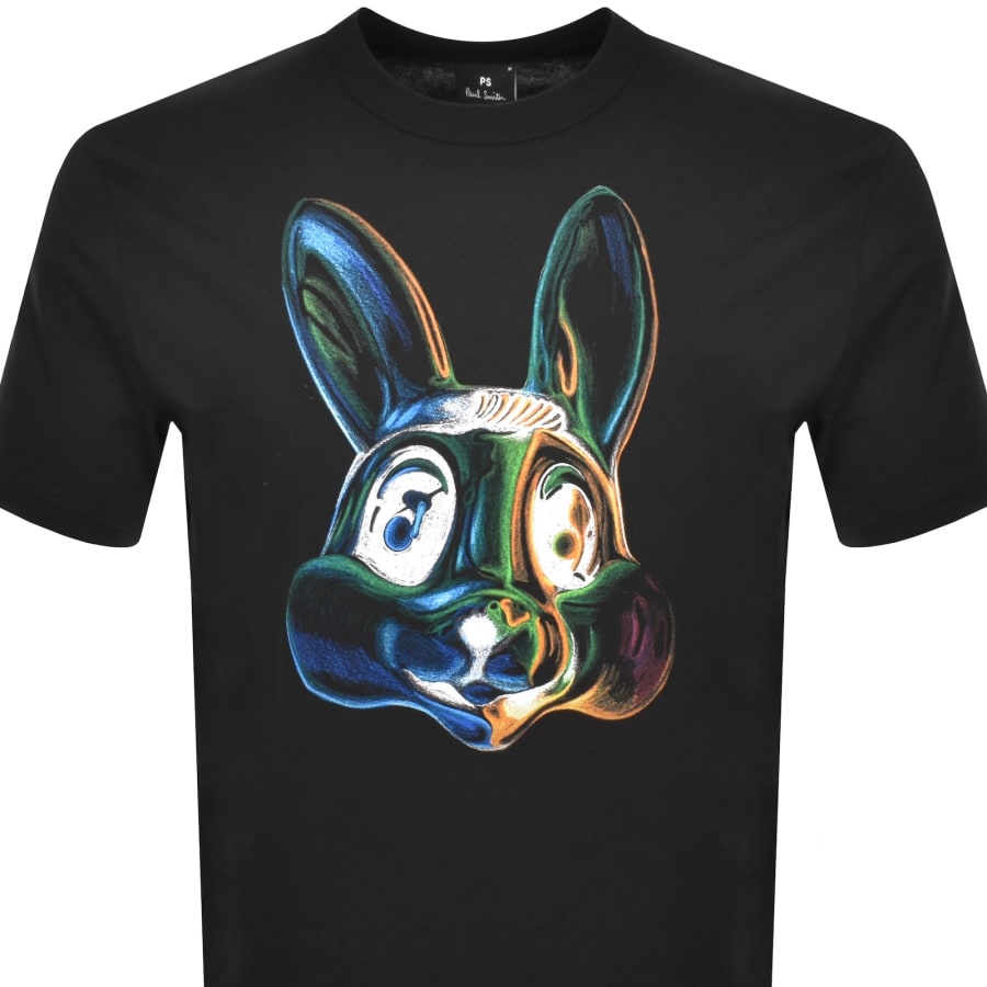 Image number 2 for Paul Smith Rabbit Logo T Shirt Black