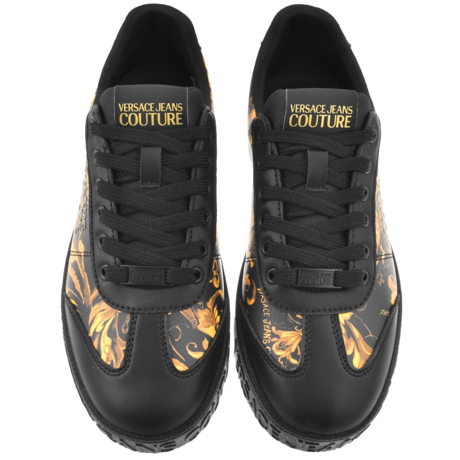 Image number 3 for Versace Jeans Couture Court Trainers Black