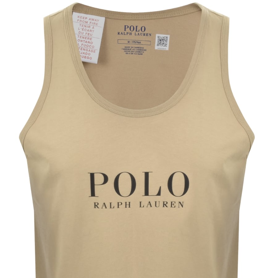 Image number 2 for Ralph Lauren Logo Vest Beige