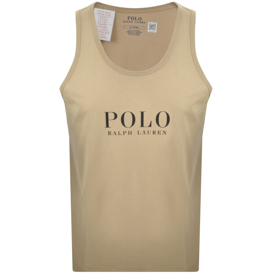 Image number 1 for Ralph Lauren Logo Vest Beige