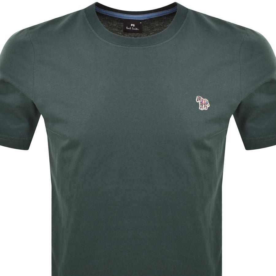 Image number 2 for Paul Smith Zebra Logo T Shirt Green