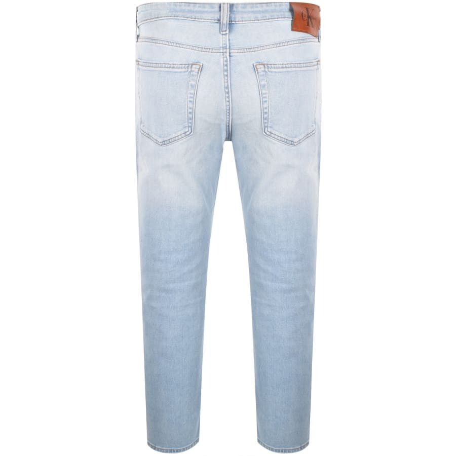 Image number 3 for Calvin Klein Jeans Slim Straight Jeans Blue