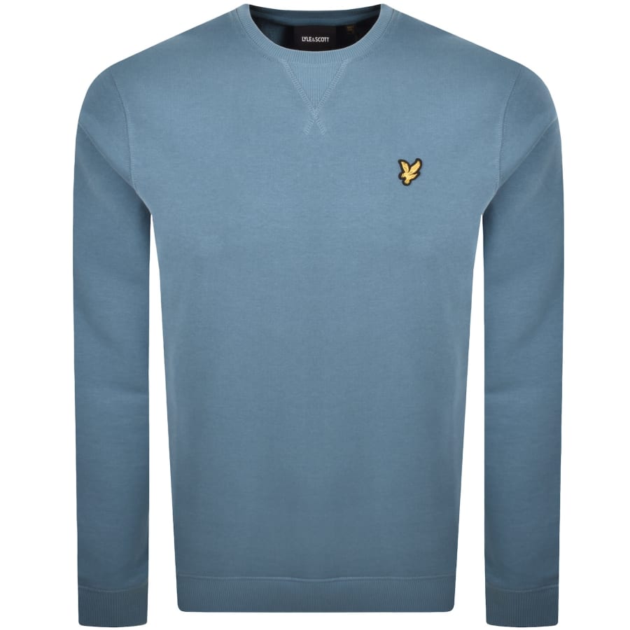 Image number 1 for Lyle And Scott Crew Neck Sweatshirt Blue