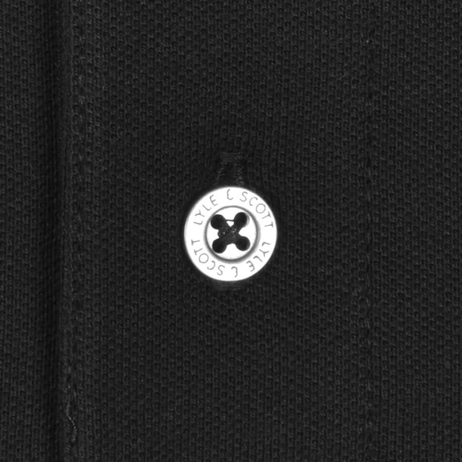 Image number 5 for Lyle And Scott Tipped Polo T Shirt Black
