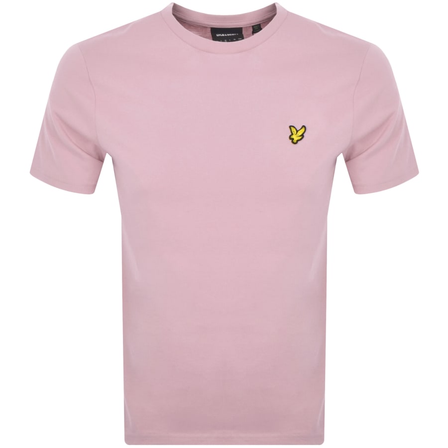 Image number 1 for Lyle And Scott Crew Neck T Shirt Pink