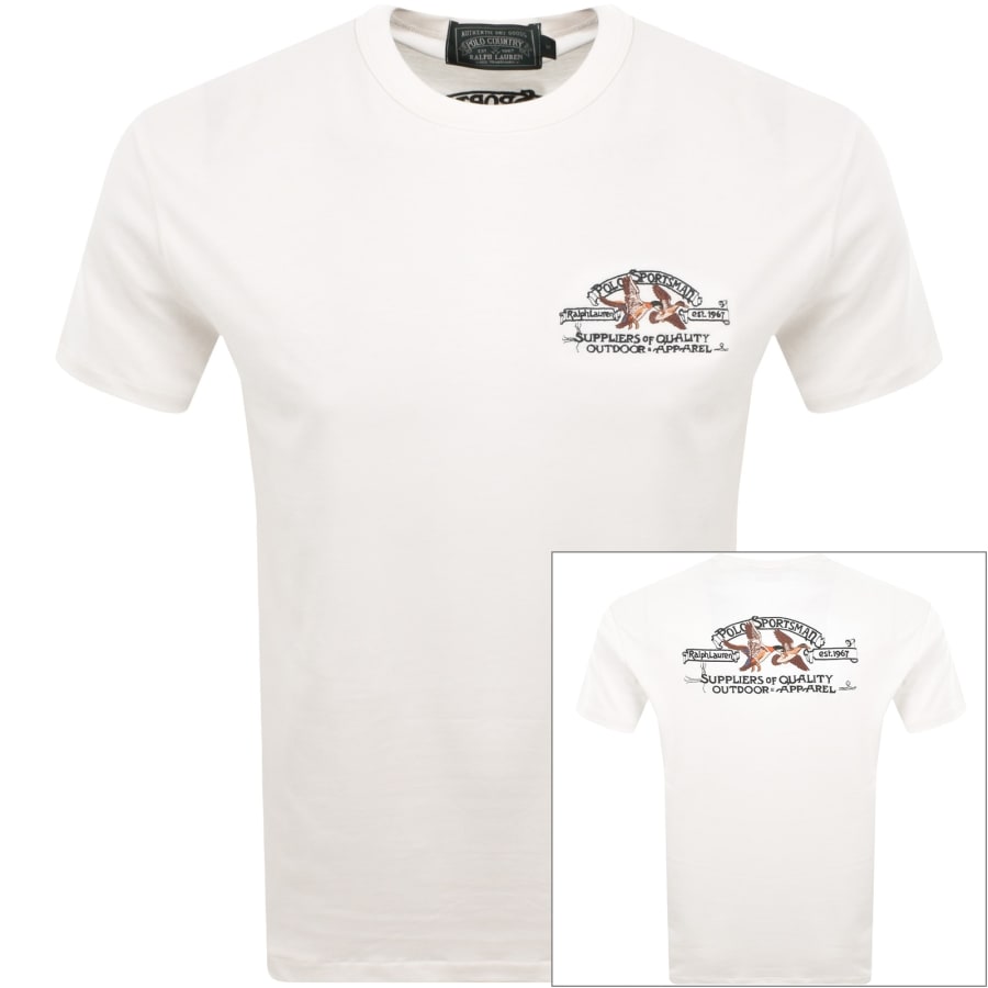 Image number 1 for Ralph Lauren Logo T Shirt White