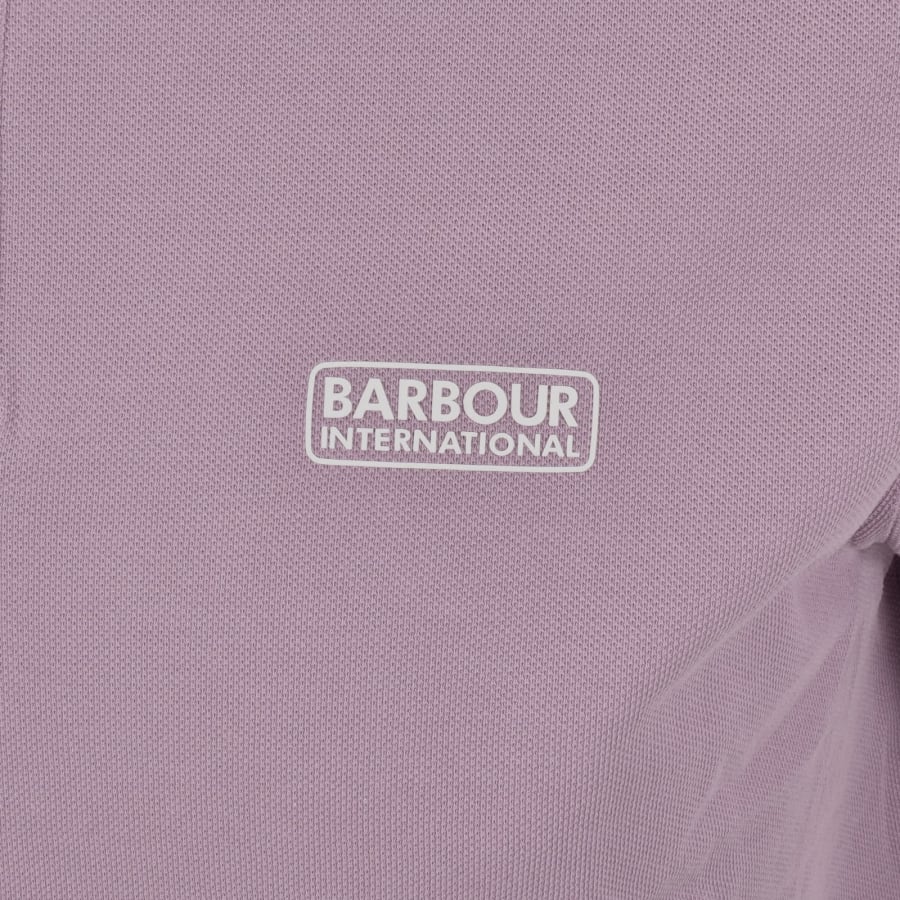Image number 3 for Barbour International Evan Polo T Shirt Purple