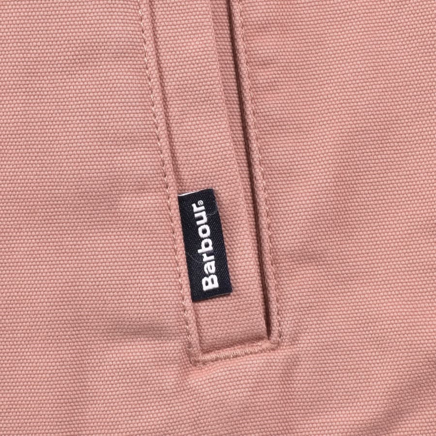 Image number 4 for Barbour Washed Overshirt Pink