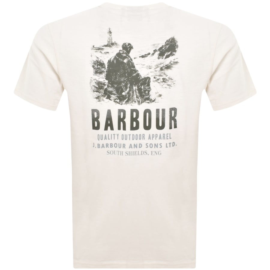 Image number 5 for Barbour Glencorse Graphic T Shirt Whisper White