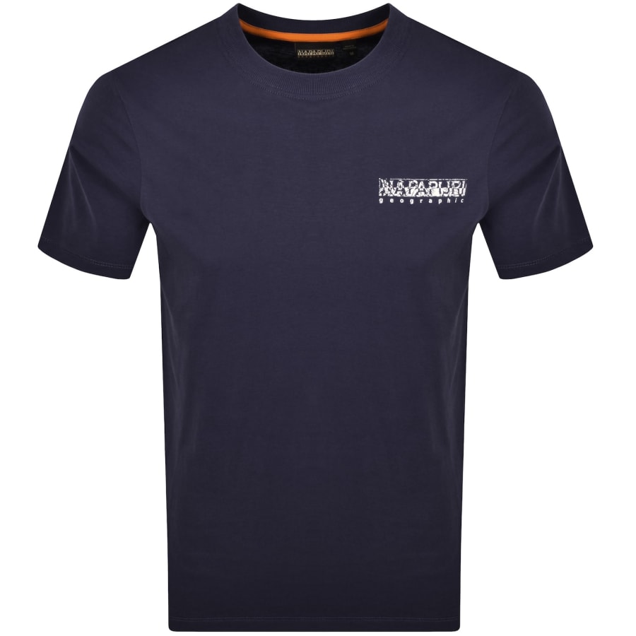 Image number 1 for Napapijri S Small Box T Shirt Navy