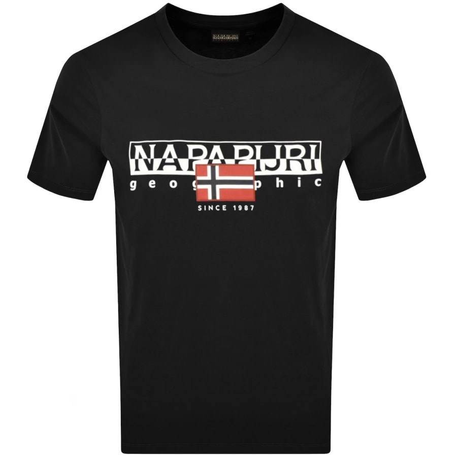 Image number 1 for Napapijri S Aylmer T Shirt Black