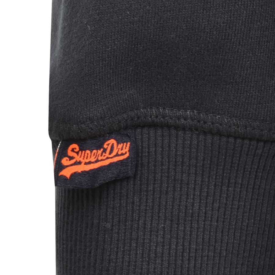 Image number 4 for Superdry Essential Logo Hoodie Navy