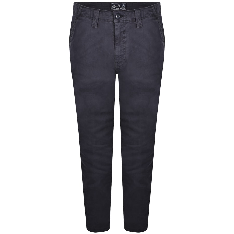 Image number 1 for Superdry Utility Chinos Eclipse Navy