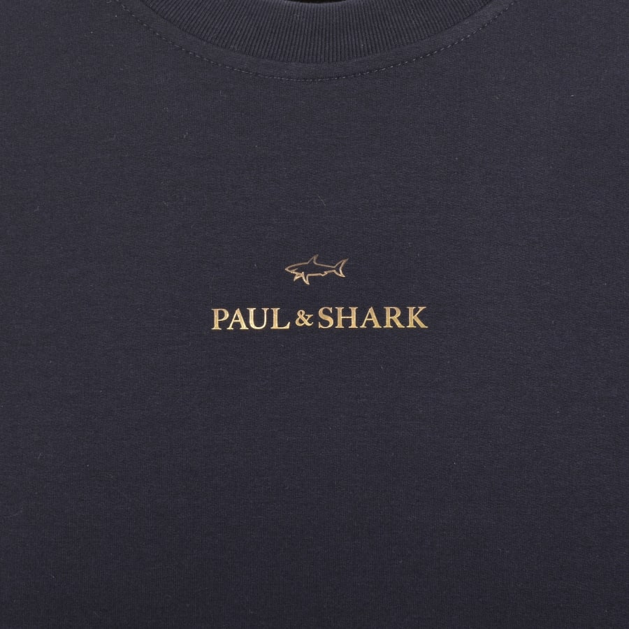 Image number 3 for Paul And Shark Logo Sweatshirt Navy