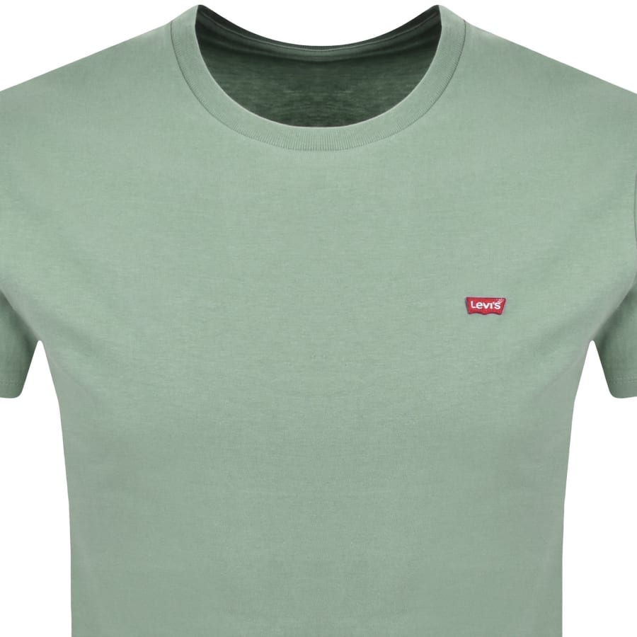 Image number 2 for Levis Original Housemark T Shirt Green