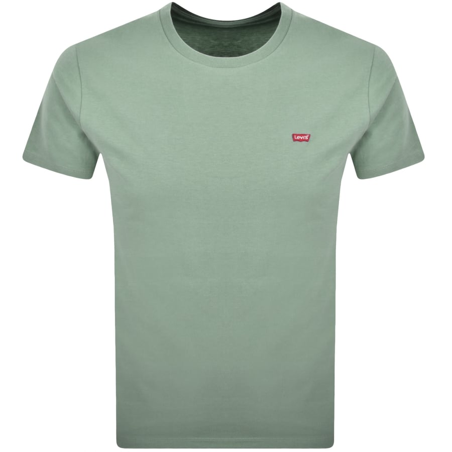 Image number 1 for Levis Original Housemark T Shirt Green