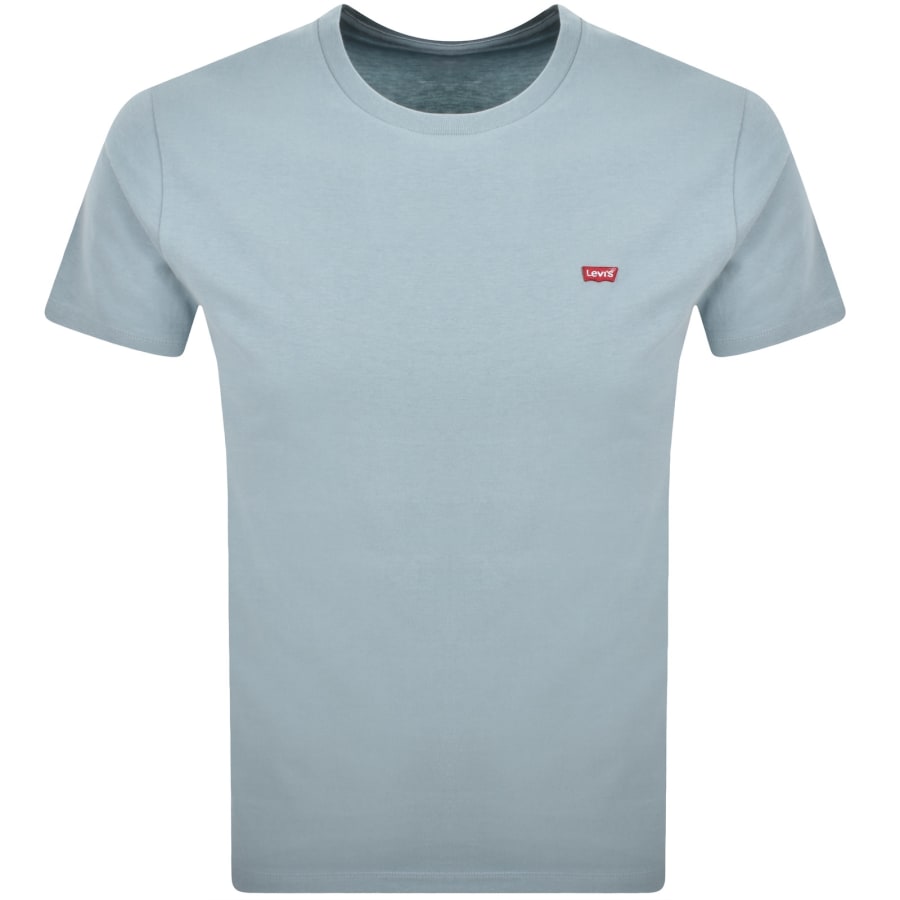 Image number 1 for Levis Original Housemark T Shirt Stone Blue