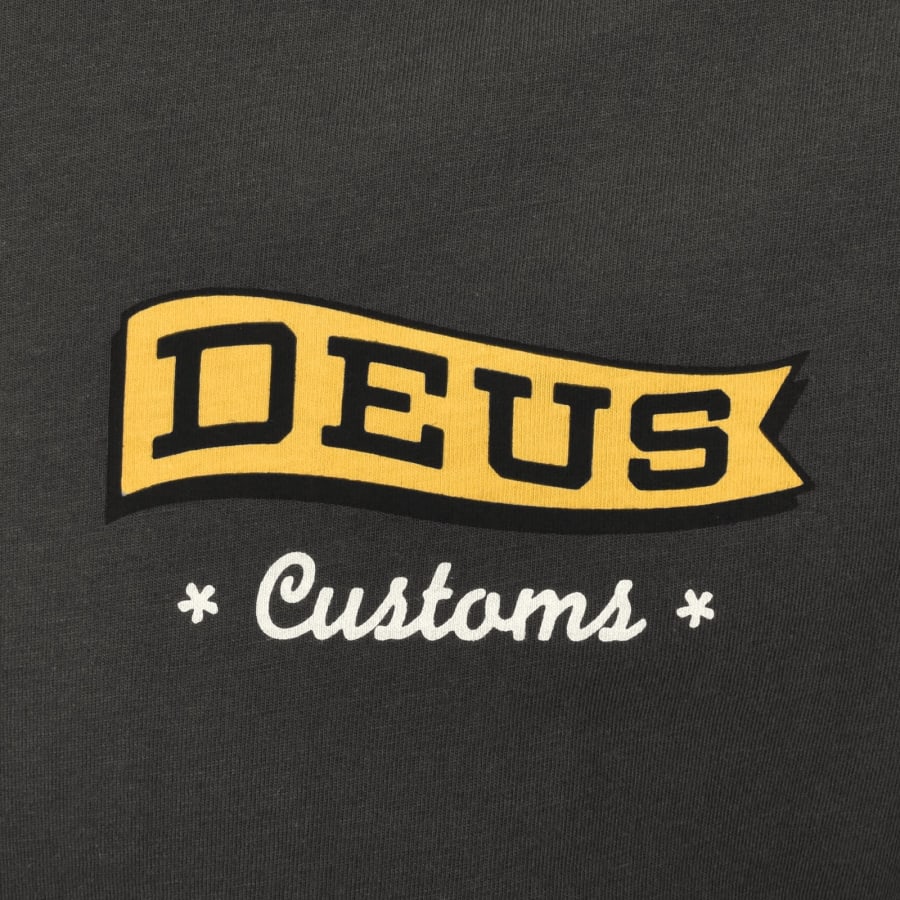 Image number 3 for Deus Ex Machina LS Momento T Shirt Grey