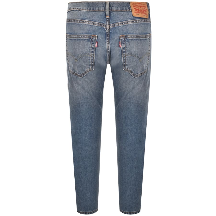 Image number 3 for Levis 512 Slim Tapered Jeans Blue