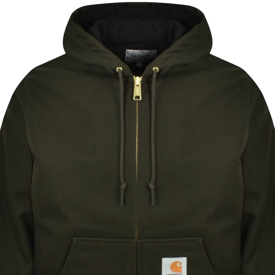 Image number 2 for Carhartt WIP Active Jacket Olive Green
