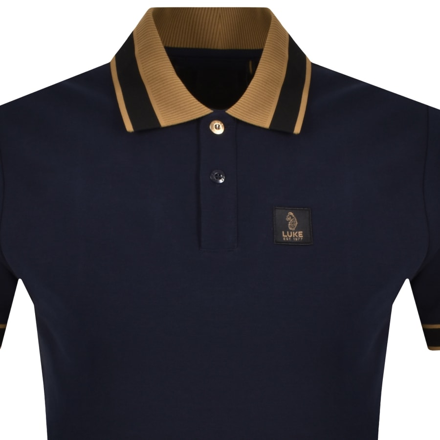 Image number 2 for Luke 1977 Makati Polo T Shirt Dark Navy