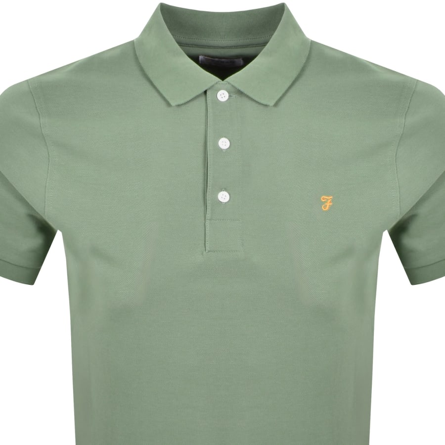 Image number 2 for Farah Blanes Polo T Shirt Green