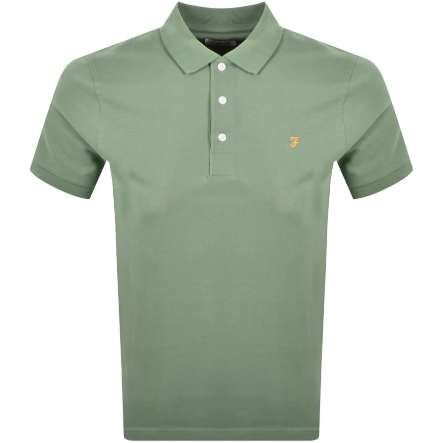 Image number 1 for Farah Blanes Polo T Shirt Green