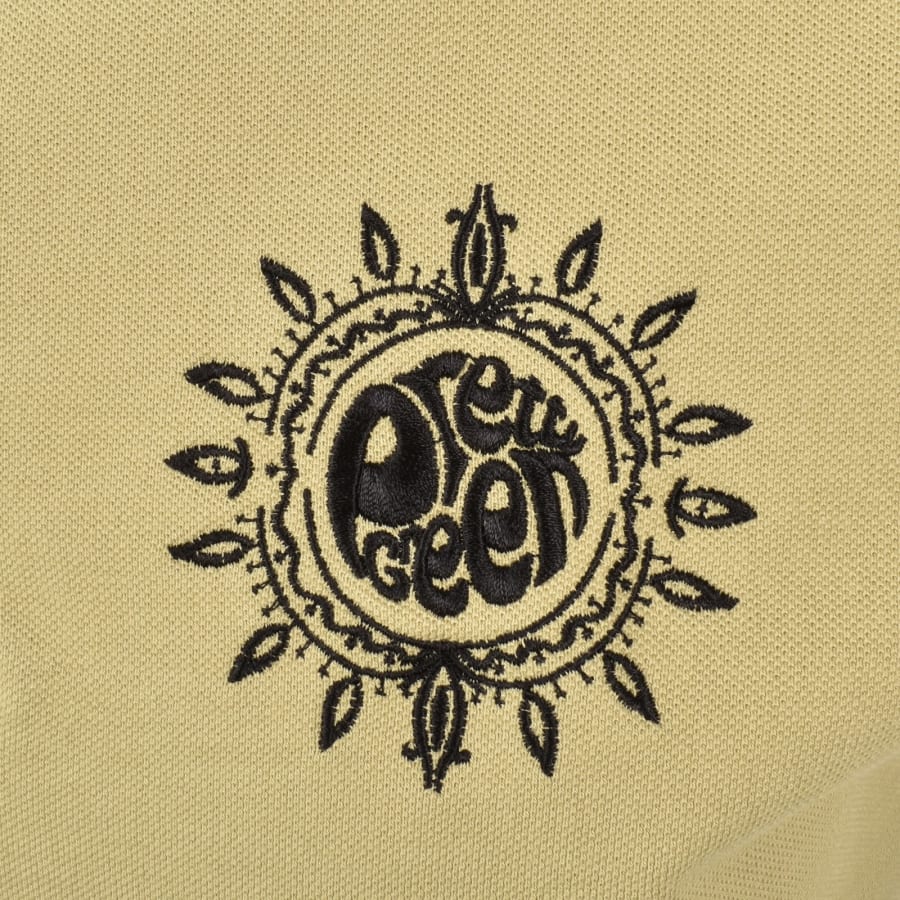 Image number 3 for Pretty Green Parthian Motif Polo T Shirt Taupe