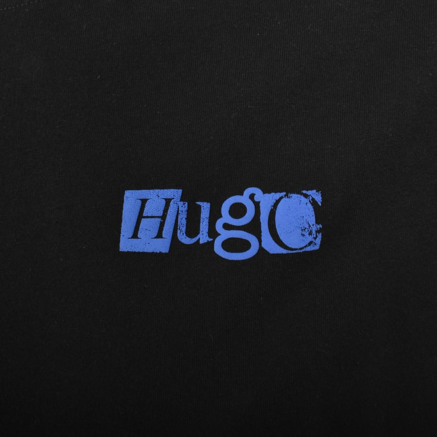Image number 4 for HUGO Blue Nilte T Shirt Black