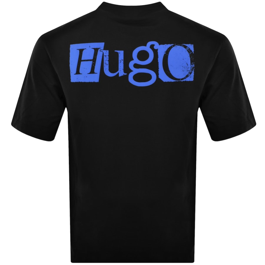 Image number 5 for HUGO Blue Nilte T Shirt Black