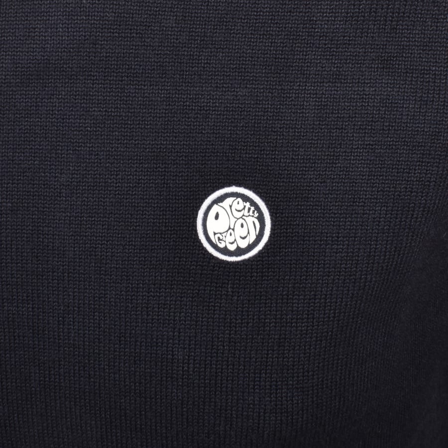 Image number 3 for Pretty Green Knit Sweatshirt Navy